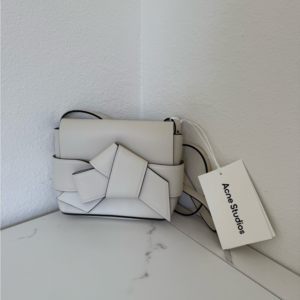 NWT Acne Studios Musubi Knotted Leather Shoulder Bag - Picture 4 of 14